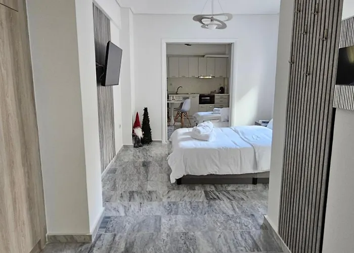 Lägenhet Quiet Place By The River Tríkala